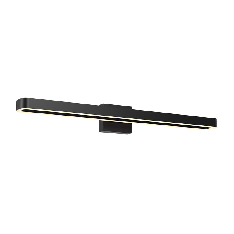 Dals Lighting Rectangular Swivel Vanity Wall Sconce 36'' Black VSW36-CC-BK