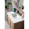 James Martin Bristol 36" Single Vanity Whitewashed Walnut with 3 cm Ethereal Noctis Quartz Top 157-V36-WW-3ENC