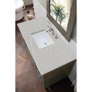 James Martin Metropolitan 48" Single Vanity Silver Oak with 3 cm Eternal Serena Quartz Top 850-V48-SOK-3ESR