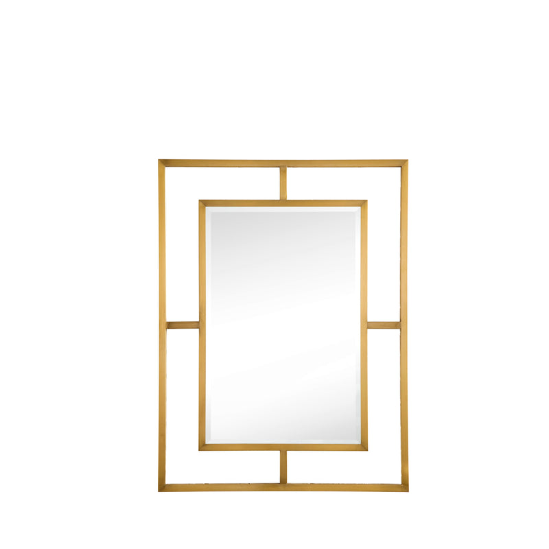 James Martin Boston 30" Rectangular Mirror Radiant Gold 105-M30-RGD