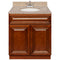 Brown Bathroom Vanity 30", Wheat Granite Top, Faucet LB5B WH314-30GN-5B