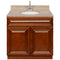 Brown Bathroom Vanity 36", Wheat Granite Top, Faucet LB6B WH374-36GN-6B