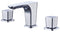 ALFI Brushed Nickel Widespread Modern Bathroom Faucet AB1782-BN