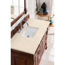 James Martin Brookfield 48" Warm Cherry Single Vanity with 3 cm Eternal Marfil Quartz Top 147-114-5286-3EMR