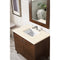 James Martin Metropolitan 36" Single Vanity American Walnut with 3 cm Eternal Marfil Quartz Top 850-V36-AWT-3EMR