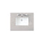 James Martin 30" Single Top 3 cm Eternal Serena Quartz with Sink 050-S30-ESR-SNK