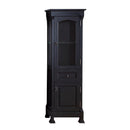 James Martin Brookfield 60" Antique Black Double Vanity with 3 cm Ethereal Noctis Quartz Top 147-114-5631-3ENC