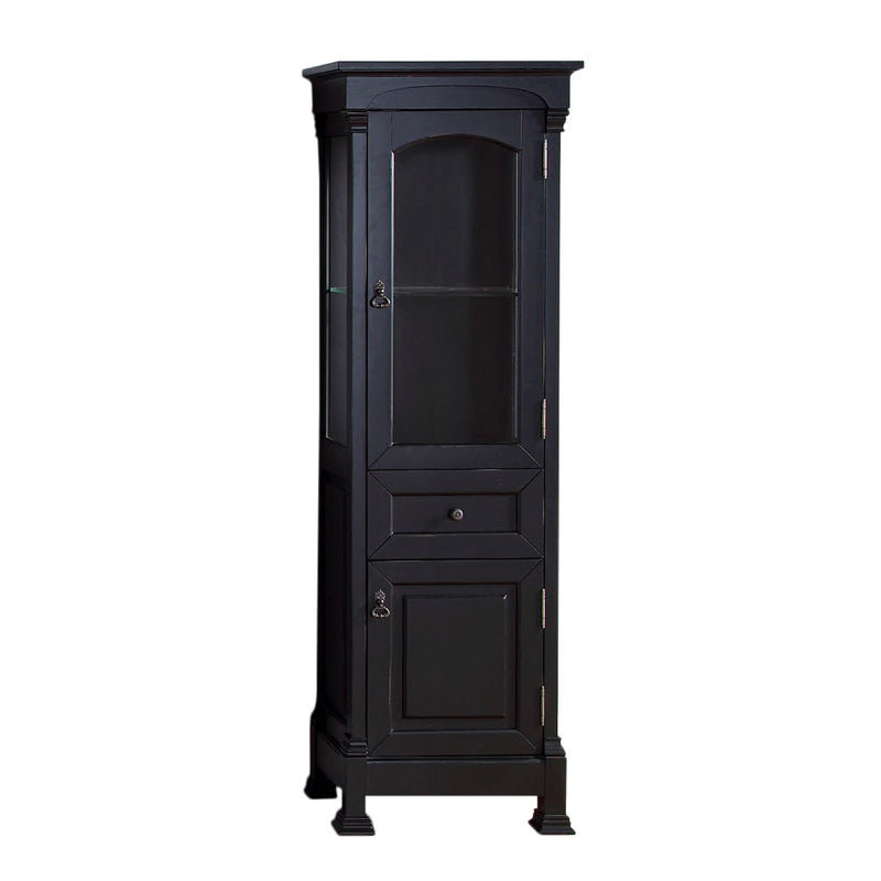 James Martin Brookfield 60" Antique Black Single Vanity with 3 cm Eternal Marfil Quartz Top 147-114-5331-3EMR