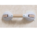 Drive Medical Suction Cup Grab Bar, 12", White and Beige
