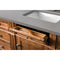 James Martin Brittany 60" Saddle Brown Single Vanity with 3 cm Gray Expo Quartz Top 650-V60S-SBR-3GEX