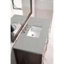 James Martin Addison 48" Single Vanity Cabinet Mid Century Acacia with 3 cm Eternal Serena Quartz Top E444-V48-MCA-3ESR