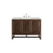 James Martin Athens 48" Single Vanity Cabinet Mid Century Acacia with 3 cm Eternal Serena Top E645-V48-MCA-3ESR