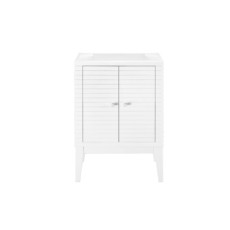 James Martin Linden 24" Single Vanity Cabinet Glossy White E213-V24-GW