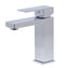 ALFI Brushed Nickel Square Single Lever Bathroom Faucet AB1229-BN