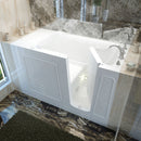 MediTub Walk-In 30" x 60" Right Drain White Air Jetted Walk-In Bathtub