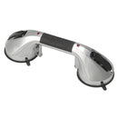 Drive Medical Suction Cup Grab Bar, 12", Chrome and Black