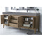 James Martin Linear 72" Double Vanity Whitewashed Walnut with Dusk Gray Glossy Composite Top 210-V72D-WW-DGG