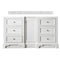 James Martin De Soto 60" Single Vanity Bright White 825-V60S-BW