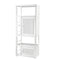 James Martin Athens 30" Bookcase Linen Cabinet double-sided Glossy White E645-BLC30-GW