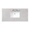 James Martin Addison 48" Single Vanity Cabinet Glossy White with 3 cm Eternal Serena Top E444-V48-GW-3ESR