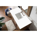 James Martin Portland 48" Single Vanity Whitewashed Walnut with 3 cm Classic White Quartz Top 620-V48-WW-3CLW