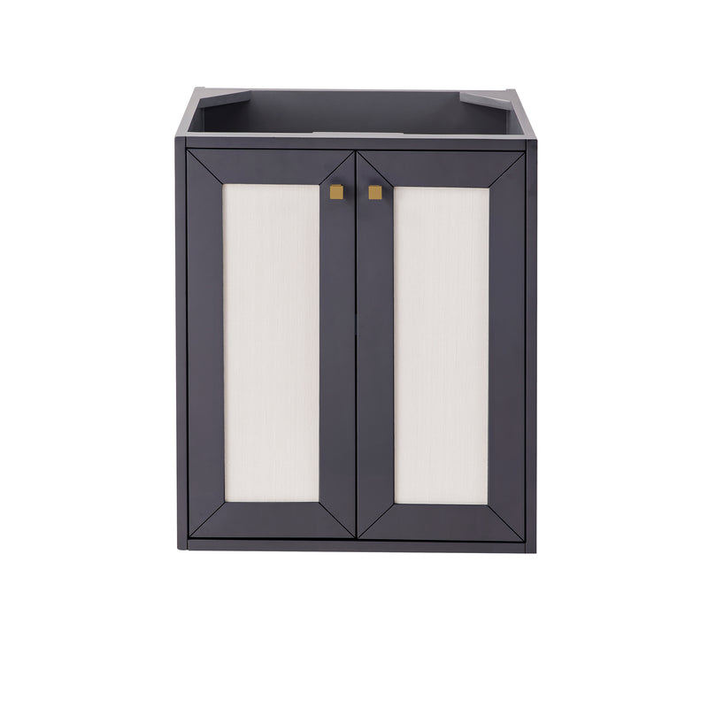 James Martin Chianti 24" Single Vanity Cabinet Mineral Gray E303-V24-MG