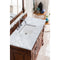 James Martin Brookfield 48" Warm Cherry Single Vanity with 3 cm Carrara Marble Top 147-114-5286-3CAR