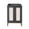 James Martin Chianti 24" Single Vanity Cabinet Mineral Gray Radiant Gold E303-V24-MG-RGD