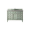 James Martin Brittany 48" Sage Green Single Vanity with 3 cm Grey Expo Quartz Top 650-V48-SGR-3GEX