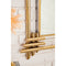 James Martin Sarasota 35.4" Mirror Polished Gold and Lucite 999-M35.4-PG-LU