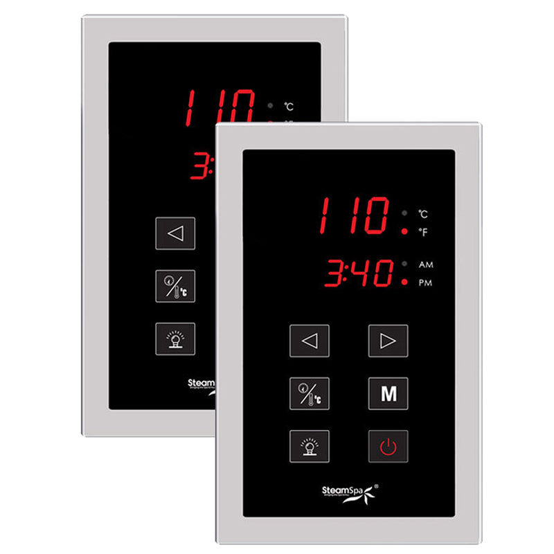 SteamSpa Dual Touch Panel Control System