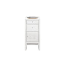 James Martin Athens 48" Single Vanity Cabinet Glossy White with 3 cm Cala Blue Top E645-V48-GW-3CBL
