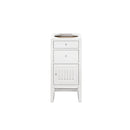 James Martin Athens 15" Cabinet with Drawers and Door Glossy White E645-B15R-GW