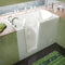 MediTub Walk-In 30" x 54" Left Drain White Soaking Walk-In Bathtub